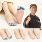 김오곤원장의 한걸음더 바른자세 발가락링 4세트 발가락교정 소프트 하드 실내용 실외용
