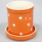 키친프리 수저통 도자기 수저 꽃이 보관함