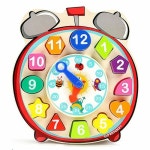시계 숫자 놀이 퍼즐 교육 교구 도형 맞추기 장난감