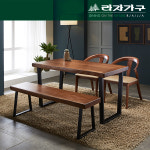 라자가구 라자가구 뉴송 우드슬랩 통원목 식탁 테이블 1600
