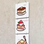 꾸밈 nm246-멀티아크릴액자 오늘의디저트는 4단소형