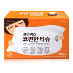 유한킴벌리 크리넥스 코편한 티슈 100매