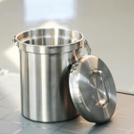 스텐 미니 음식물 쓰레기통 3L
