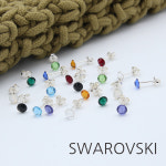 MIGO MIGO 스와로브스키 실버귀걸이 SWAROVSKI 순은92 5 10 제트