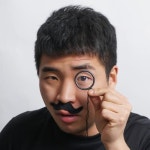 신사모노클 수염세트