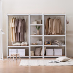 홈던트하우스 홈던트 3단 행거봉1개 철제 드레스룸 시스템행거