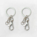 펠트친구 열쇠고리 니켈 3개 붕어 개고리 가방 연결 키링 고리 부자재