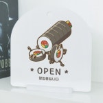 꾸밈 pl194-사인알림판 양면 분식오픈앤클로즈3 김밥