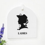 꾸밈 pl157-사인알림판 단면 화장실아이콘 레이디