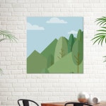 아트빌리지 인테리어 주방 일러스트 풍경 그림액자