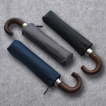 고티바쉬 Gotivathy 커브드 그립 3단 자동우산 대형우산