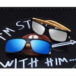 나무프레임 남성 하이퀄리티 편광 선글라스