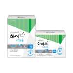 유한킴벌리 화이트 시크릿홀 맥시슬림 대형 32매 + 맥시슬림 대형14매