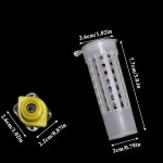 100PCS 양봉 여왕벌 시스템 보호 케이지 플라 도구 공급 유충 방지 물린 Equipemnt 농장