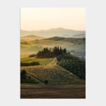 멜팅스튜디오 나의 유럽 모먼트 여행 액자 인테리어 포스터 82번 Sunrise in Tuscany Europe082