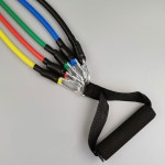 멀티 튜빙밴드 세트 홈트레이닝 근력 운동 고무밴드