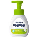 크리넥스 버블버블핸드워시 힐링그린 베르가못향
