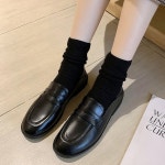 데일리 여성 멋쟁이 정장 구두 단화 플랫 슈즈 신발