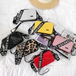 휴대용 크로스바디 미니 하드 캐리어 멀티 파우치 A실버 1296-3