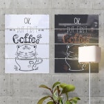 꾸밈 nm421-멀티아크릴액자 오후의휴식시간 4단대형