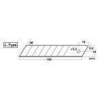 NT커터 5500 커터칼날 대 6개입 갑 10개입 BL-300