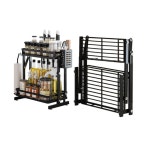 키밍 접이식 조미료 주방 양념통 수납 2단 선반 수납