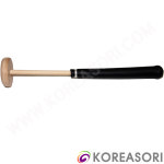 코리아소리 코리아소리 중학생용 둥근테두리 박달공이 대나무 꽹과리채 매구채 쇠채 KSH-DJJ145A