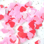 대용량 종이컨페티 2 200g 하트혼합 파티 꽃가루