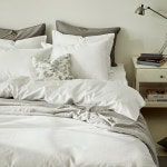 멜로우비 모달 60수 베딩커버 퓨어화이트 S Q K 호텔침구 이불커버