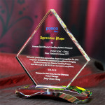 크리티상패 감사패 공로패 학위패 재직기념패 크리스탈상패 영문감사패 신형 베이스 오각형 Posco 2