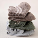 키밍 남성 기본 양말 줄무늬 포인트 발목 삭스