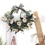 리빙하임 리빙하임 장미꽃을 손으로 엮어서 만든 메리로즈 리스