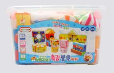 제우스 0-36개월 두뇌활동 베이비촉감블록40p