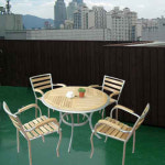 카페 환타지아 베란다 테이블 세트 야외용 A형
