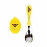 리락쿠마 편한스푼 얼굴 -옐로우