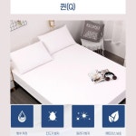 애견가족 매트 오염방지 방수 퀸침대커버 시트패드 매트커버 항균