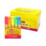 동아 고체형광펜 둥근형 5색세트 하이라이트펜