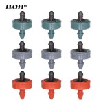 RBCFHI 20PCS 2L 4L 8L 압력 보상 도저 농업 정원 잔디 관개 꾸준한 흐름 Drippers
