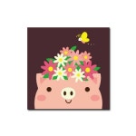 DIY캔버스페인팅 DIY캔버스페인팅 C41 꽃돼지