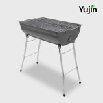유진 유진 4-6인 BBQ 바베큐 사각 그릴 스탠드 대형 L 접이식 화로대 석쇠 숯불 캠핑