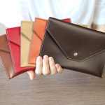 모두샵 수제 천연 가죽 통장지갑 통장케이스 이니셜각인가능