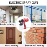 휴대용 DIY 페인팅 분무기 400W 고출력 전기 압축기 장치 가정용 전동 공구