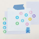 다꾸 스티커 이니셜