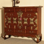 오동아트 오동아트 온 반닫이 원목 고가구 인테리어 전통가구