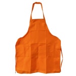 무지 앞치마 주황