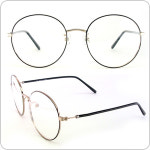 메탈라운드 블랙골드 동근안경 국산정품 최고품질 GT1014-02