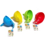 깔때기 세트 여과기 오일 주입기 플라스틱 깔대기 2p