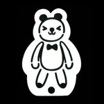 라떼아트 쿠키만들기 데코레이션 곰돌이 스텐실도안