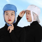 키밍 공장 망사 턱덮개 활동성 찍찍이 위생모자 타입1