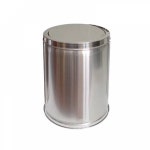 사무실용 뺑뺑이 스텐 휴지통 소 7L 삼원산업 쓰레기통 스텐휴지통 스텐레스